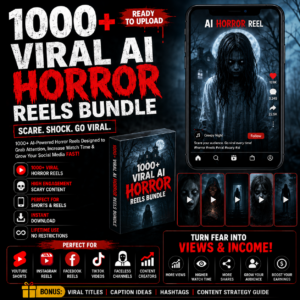 1000+ horror reels bundle