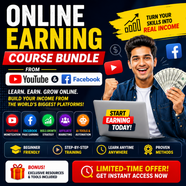 online earning course bundle