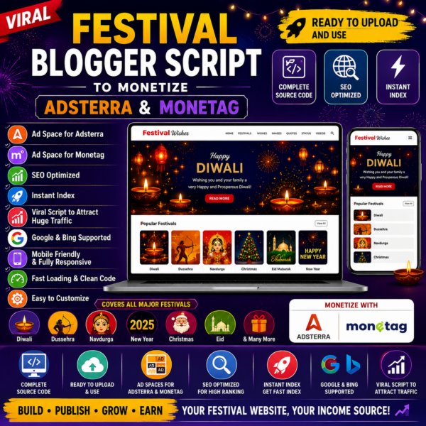 viral festival blogger script
