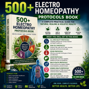 500+ Electro Homeopathy Protocols Book