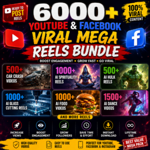 6000+ Mega Reels Bundle Include